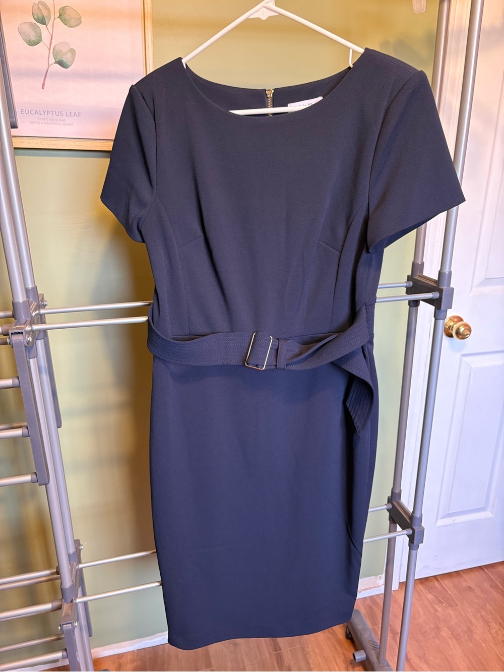 Fitted Navy Dress